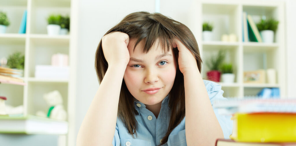 child needs glasses to study tired eyes Billings Optometrists