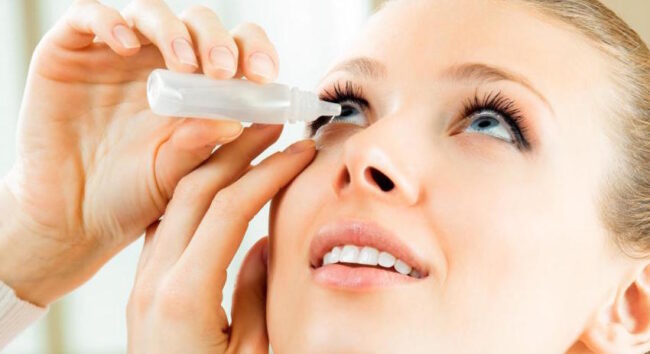 using eye drops using eye drops