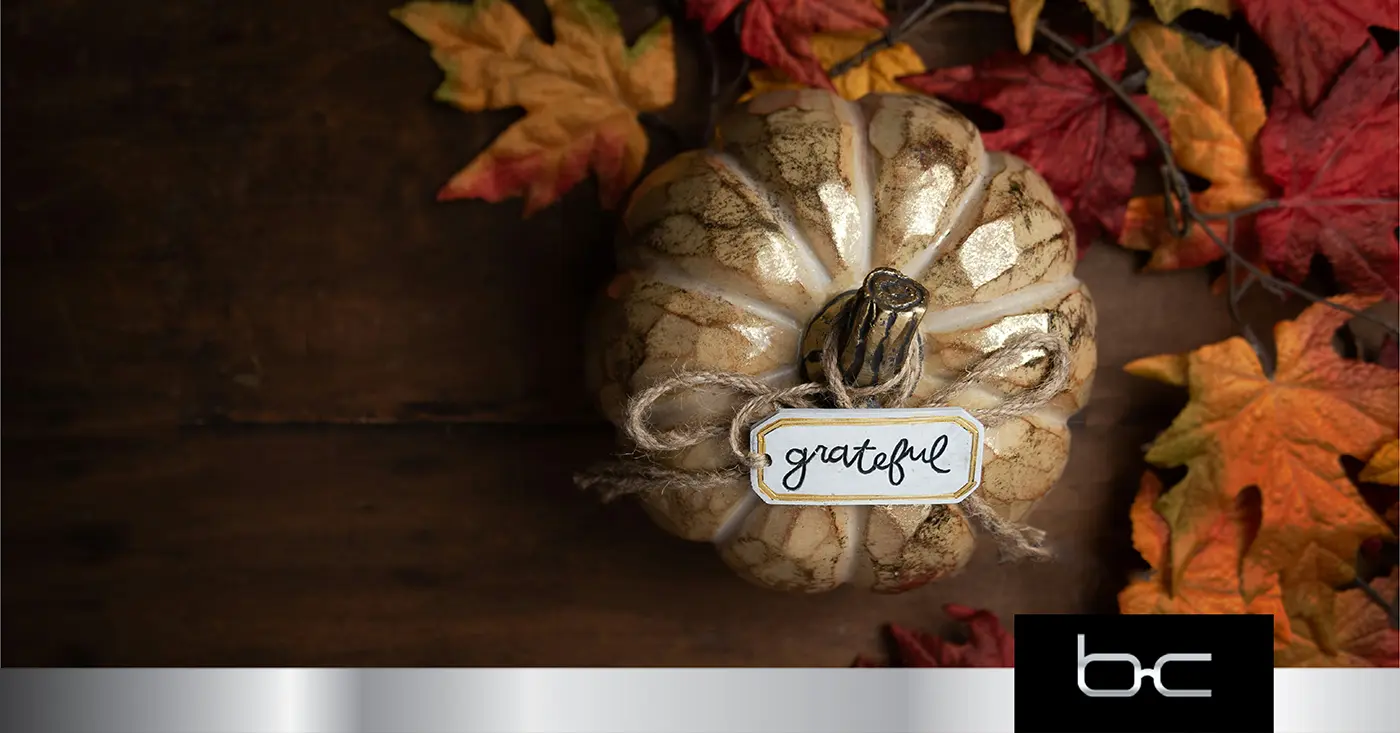 Being Thankful for Your Vision Being Thankful for Your Vision